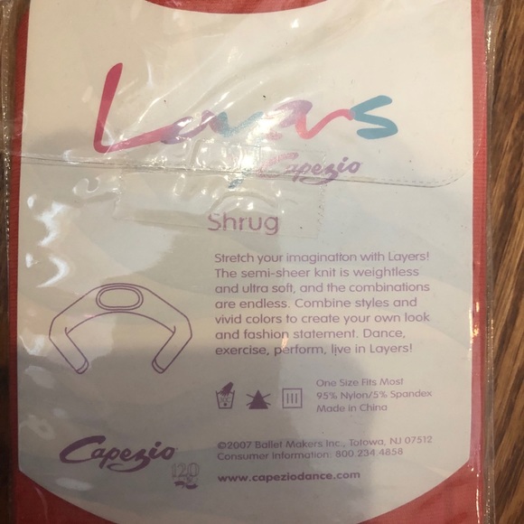 Capezio ballet crop tops, cami, shrugs, capris - Picture 2 of 2